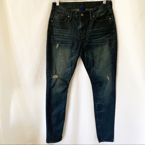 RtA Denim - RtA High Rise Distressed Skinny Jeans - 0449